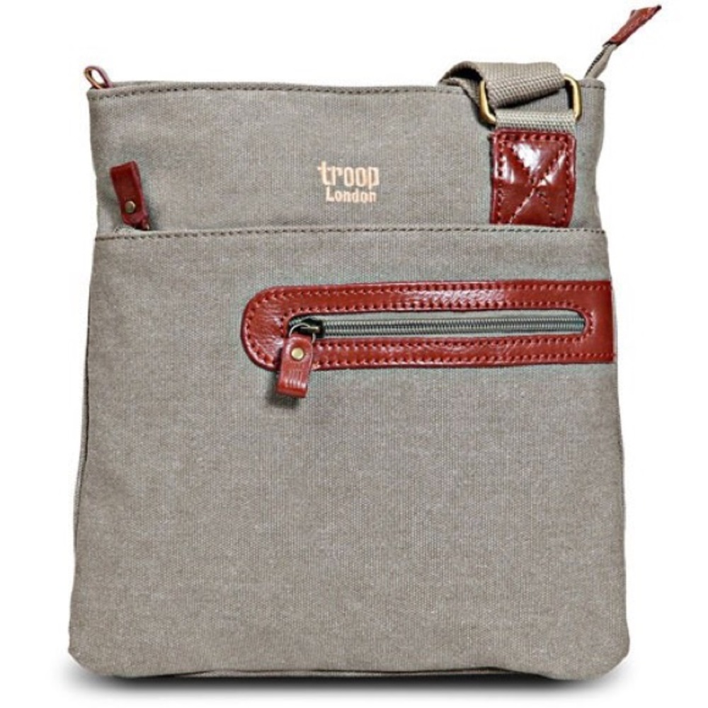 Troop London crossbody canvas bag
